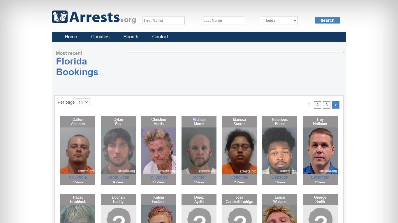 Florida Arrests and Inmate Search